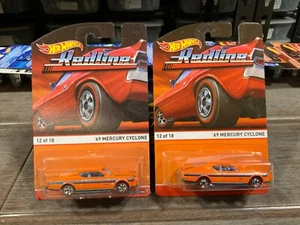 HOT WHEELS REDLINE 12 OF 18 '69 MERCURY CYCLONE - Picture 1 of 1