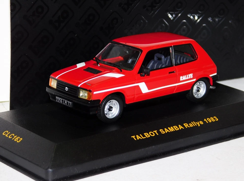 TALBOT SAMBA RALLYE RED 1983 IXO CLC163 1/43 - Immagine 1 di 1