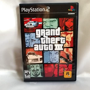 Grand Theft Auto III (PlayStation PS2) GTA 3 with Map - Picture 1 of 3