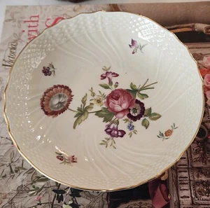 Royal Copenhagen 1970s Low Cake Plate or Bowl, Frijsenborg Pattern, Denmark - Picture 1 of 10