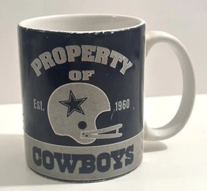 Dallas Cowboys NFL Vintage Property Of Cowboys Ceramic Coffee Mug RARE - Picture 1 of 7