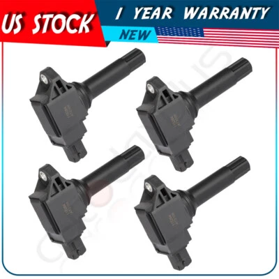 Paquete de 4 bobinas de encendido para Subaru BRZ 2015-2016 Scion FR-S 2015-2020 2,0 L H4 Foto 1 de 4