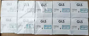 crompton 100w es - e27 24 crompton 100 w es - e27 240v transparente 1000lm bombillas - Imagen 1 de 6