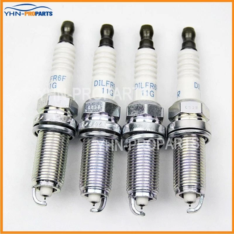 4 bujías de iridio 12290-RBJ-003 DILFR6F11G para Honda Insight 2010-2011 Foto 1 de 4