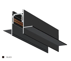 Riel magnético de pista LED empotrada de 48 V 1M para luces de pista moderno 4 cables - Imagen 1 de 2