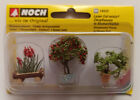 NOCH 14020 Laser Cut Minis+ Zierpflanzen in Blumentöpfen - H0   ***NEU & OVP***