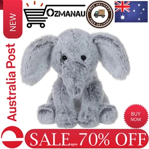 Lamb Toys Plush Gray Elephant Stuffed Animal Soft Cuddly Perfect for Child Gray - Picture 1 of 5