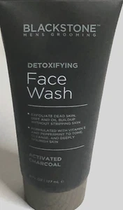Blackstone Mens Grooming Detoxifying Face Wash Activated Charcoal 6 fl oz/177 mL - Picture 1 of 3