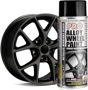 E-Tech Bavarian Dark Charcoal Pro Car Alloy Wheels Spray Paint 400ml Can PRO703 - Picture 1 of 11