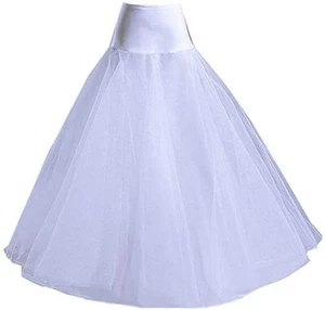 A Line Petticoats for Women Crinoline Half Slips Floor Length Bridal-Underskirt - Picture 1 of 7