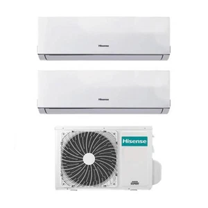 CLIMATIZZATORE CONDIZIONATORE DUAL SPLIT INVERTER HISENSE NEW COMFORT 9+12 BTU - Foto 1 di 4