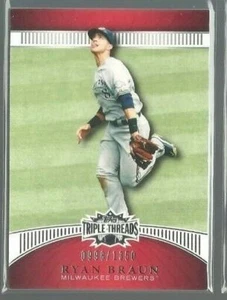 2010 Topps Triple Threads #8 Ryan Braun 0998/1350 (ref 91237) - Picture 1 of 1