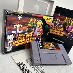Super Mario RPG Legend of Seven Stars⭐CIB Complete⭐Super Nintendo SNES Authentic - Bild 1 von 24