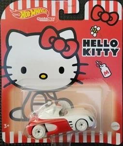 Coche diecast de personajes HOTWHEELS - Sanrio 2022 - HELLO KITTY - Imagen 1 de 2