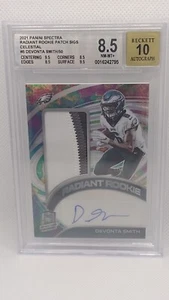 BGS 8.5 2021 Spectra Devonta Smith Radiant Rookie Patch Auto RPA /50 - Picture 1 of 4