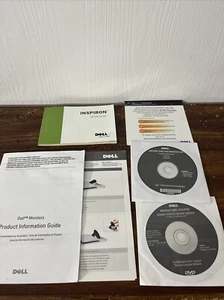 Dell Inspiron Set Up Guide Manual Instructions Microsoft Works Software Lot - Picture 1 of 5