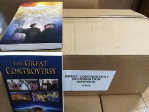 THE GREAT CONTROVERSY between Christ and Satan by E G White (Case Of 40) - Picture 1 of 2