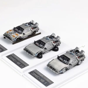 MJ Model x LMLF 1:64 DeLorean Time Machine Back To The Future Diecast Model Car - Picture 1 of 12
