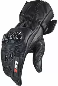 LS2 SWIFT LEATHER RACING GLOVES BLACK MEDIUM - Picture 1 of 1