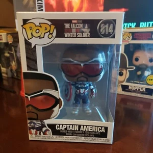 Funko Pop! Marvel Falcon and The Winter Soldier Captain America (Sam Wilson) Vin - Bild 1 von 6