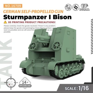 SSMODEL 1/16 Kit Modelo Militar Alemán Sturmpanzer I Bison Pistola Autopropulsada - Imagen 1 de 5
