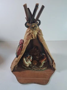 Vintage Indianer Plains Indianer Tipi Familie - Bild 1 von 6