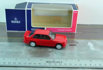 Norev Young Timers BMW M3 E30 Coche Diecast Metal Rojo Escala 1/43  Foto 1 de 2