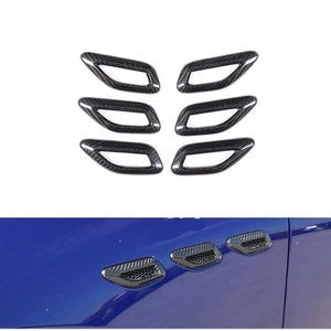 Real Carbon Fiber Front Fender Vent Cover Trim for Maserati Grecale 2023-2024 - Picture 1 of 5