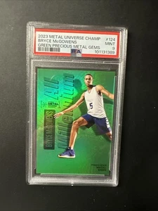 2023 Metal Universe Champ #124 Green/ PMG 9/10 Bryce McGowens, POP 1 PSA Mint 9 - Picture 1 of 5