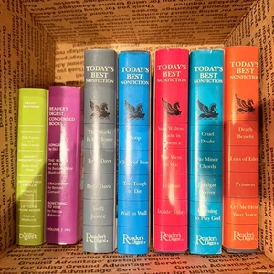Lot of 12 Reader's Digest Condensed Books, 4 in 1, Hardcover Colorful CC - Picture 1 of 3