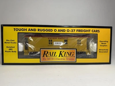 MTH RailKing O Scale Union Pacific Semi-Scale Caboose Freight Car 30-7710 B18 - Image 1 of 4