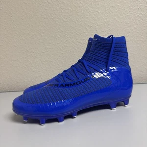 Scarpe da calcio Under Armour Highlight 2 MC in maglia 3027304-400 blu da uomo taglia 10 - Foto 1 di 5