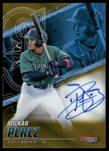 Bowman's Best 2021 #B21-MP Milkar Pérez Best of 2021 autógrafos dorados/50 - Imagen 1 de 2