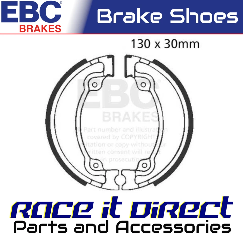Brake Shoes for HONDA XL 600 R 1983 Rear EBC - Image 1 of 4