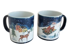 Taza vintage de gres navideño Otagiri Japón juego de 2 "4 - Imagen 1 de 7