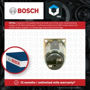 Solenoid 0330101024 Bosch Genuine Top Quality Guaranteed New - Picture 1 of 5