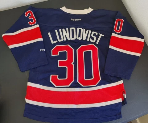 Henrik Lundqvist New York Rangers Heritage Jersey Youth Small / Medium RARE Cover