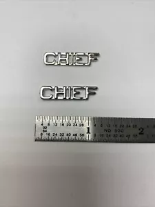 Chief - Ottone Colletto Argento Police - Supporto Spilla e Frizione - NUOVO - Distintivo Rank - Foto 1 di 3
