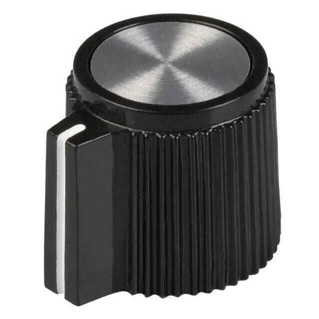 1 x KNOB KNURLED 0.125  PLASTIC - Image 1 of 1