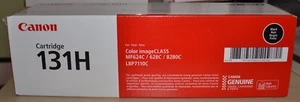 Canon 131H black toner cartridge new genuine 916273B00192AA high capacity - Picture 1 of 6