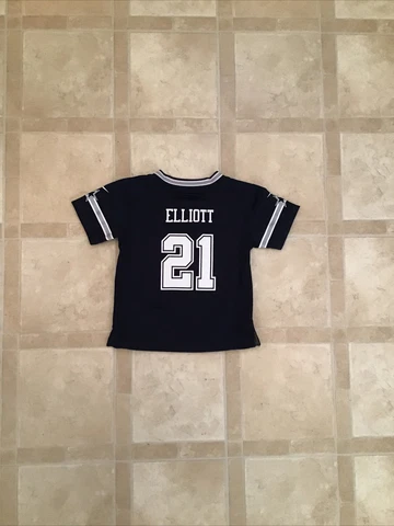 Toddler Dallas Cowboys Jersey On Field #21 Ezekiel Elliott Size 24 Months Cover