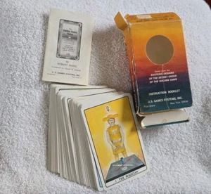 1978 Robert Wang Introduction to Golden Dawn Tarot, Tarot Deck VG cond - Picture 1 of 7