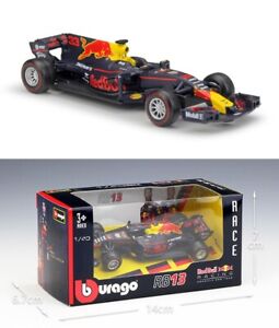 Bburago, skala 1:43, Red Bull Racing TAG Heuer RB13, pojazd odlewany ciśnieniowo, model samochodu, zabawka, prezent