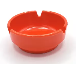 Vintage Ges-Line 301 Ashtray Vintage Orange Round Ashtray Made in USA 3" - Imagen 1 de 14