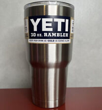 Yeti Rambler 30 oz. Tumbler Stainless Steel Maximum Insulation Keeps Coldâ€™