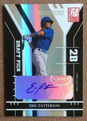 Eric Patterson 2004 Donruss Elite Extra Edition Rookie Autograph #353 /1571 Cubs - Image 1 of 2