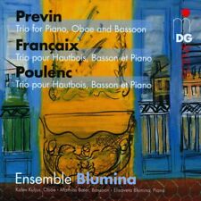 FRAN‡AIX, PREVIN, POULENC: TRIOS FOR OBOE, BASSOON AND PIANO NEW CD