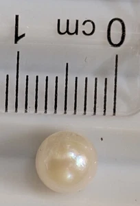 Very small DRILLED SALT WATER PEARL from AUSTRALIA (#F6701) - Picture 1 of 1