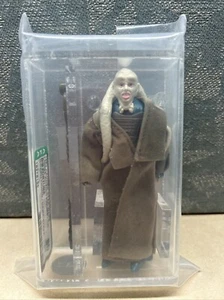 1983 Kenner Star Wars Bib Fortuna Green Lining Dark Staff AFA Graded 80 NM - Picture 1 of 3