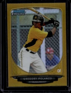 2013 Bowman Chrom #BCP79 Gregory Polanco Gold Refraktor #'d/50 - Bild 1 von 2